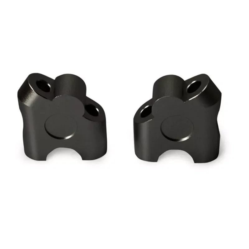 

2X Motorcycle 22mm Handlebar Riser Clamp Back Mount 7/8" Handle Bar Clamp Extend