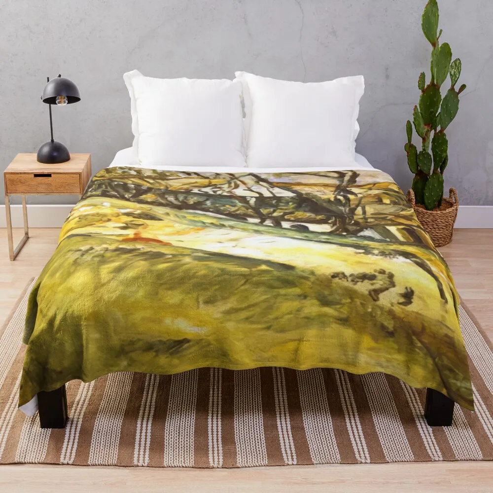 LANDSCAPE 1 от Chaim Soutine пледы одеяла украшения для диванов тонкие люксового бренда