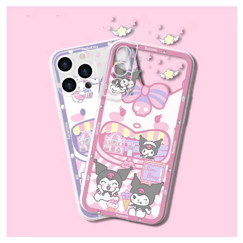 

Sanrio Hello Kitty Cinnamoroll Phone Case for Samsung Galaxy S20 S22 S21 Note 10 20 Ultra FE Plus A70 A60 A90 A91 4G 5G Cover