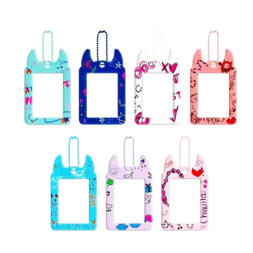 Kpop Babymonster Card Set Bus Bag Мультяшный акриловый брелок RUKA PHARITA ASA AHYEON RAMI RORA CHIQUITA Коллекция