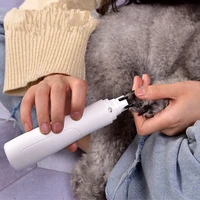 electric dog nail clipper usb charging dog nail trimmer clipper pet grooming sharpener dogs nail supplies for clean pet products