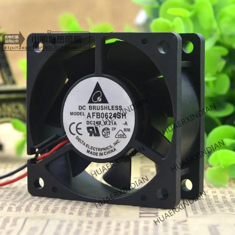 Новый AFB0624SH 6025 24 В 0.21A 6 см 2 комплект охлаждающих вентиляторов в сборе