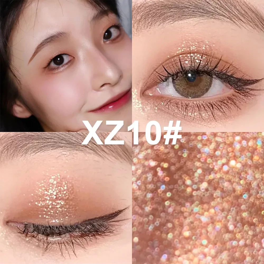 

NEW2023 Diamond Glitter Liquid Eye Shadow Eye Liner Combination Waterproof Shimmer Shine Sequins Eye Pencil Makeup Beauty Tools