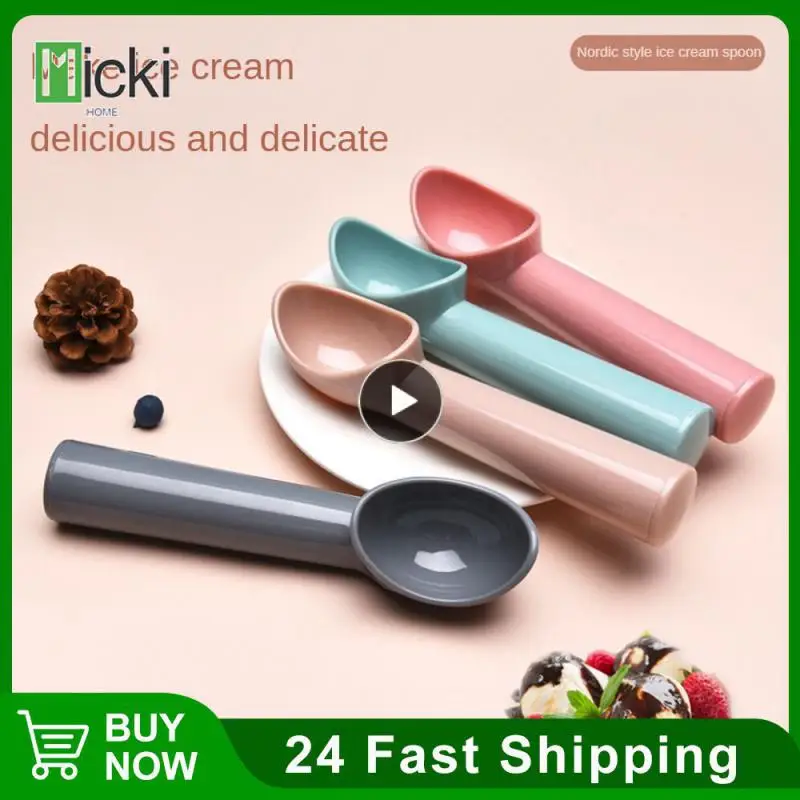 

High Low Temperature Ice Cream Spoon Strong And Sturdy Easy To Clean Ice Cream Scoop Spoon Other Kitchen Utensils Recyclable Pp
