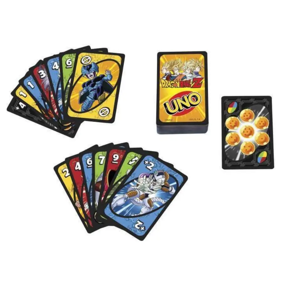 Оригинальная карта Dragon Ball UNO аниме фигурка Гоку персонажи настольной игры