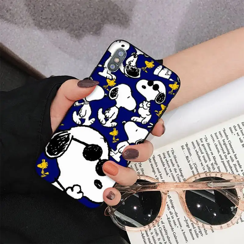 BANDAI чехол для телефона с мультяшной собакой iPhone 11 12 13 mini pro XS MAX 8 7 6 6S Plus X 5S SE 2020 XR |