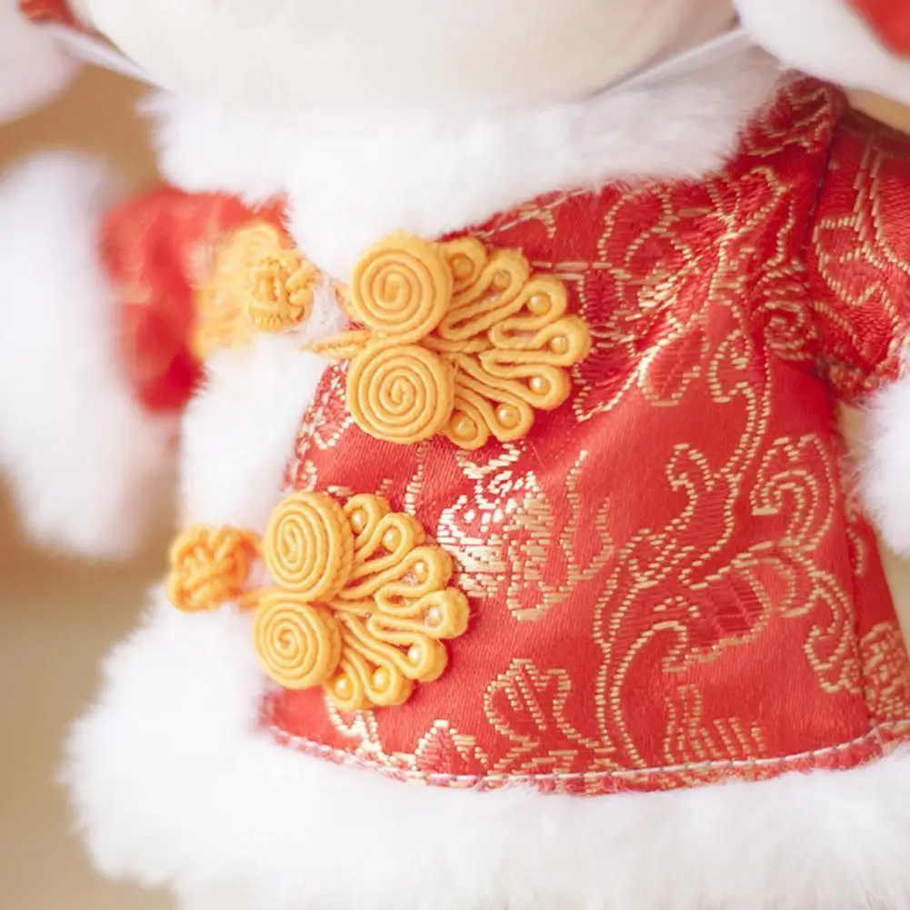 

Happy New Year Costume Ancient Costume 20cm Suit 20cm Baby Dress Clothes B4s9