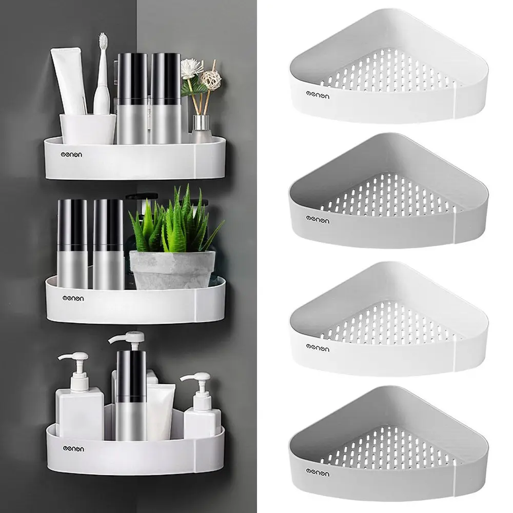 

Detachable Self-Adhesive Kitchen/Bathroom Accessories Bathroom Shelves Wall-Mounted Storage Rack Toilet Organizer
