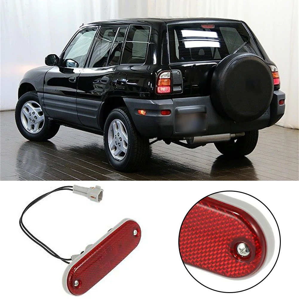 

Red 24 LED Car 3rd Brake Light Rear Tail Light High Mounted Brake Light 12V For Toyota RAV4 96-04 Left 81760-42010 Light