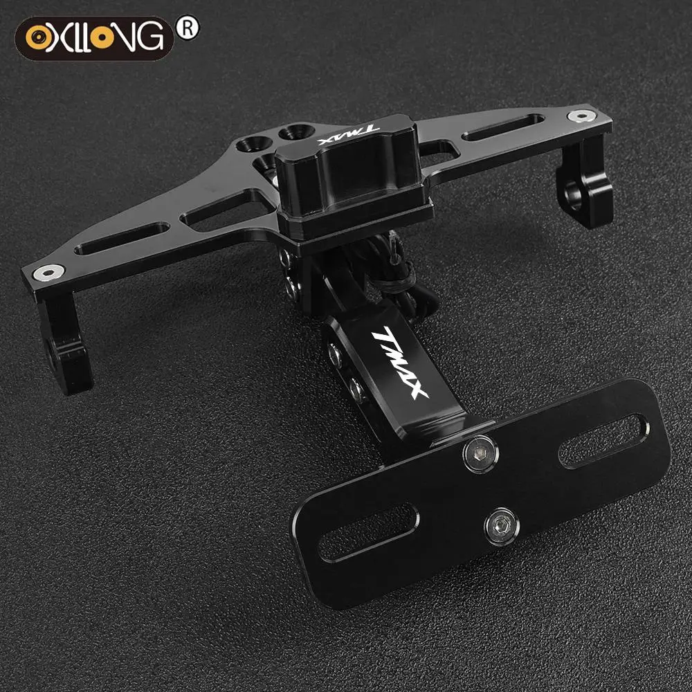 

For YAMAHA TMAX 530/500/560 TMax530 SX DX TECH MAX T-MAX 560 Motorcycle Rear License Plate Mount Holder and Turn Signal Lights