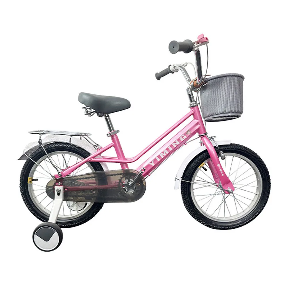 

Детский велосипед, 16-дюймовый велосипед с дополнительными колесами, с регулируемой длиной, прочный и устойчивый к использованию, Pushbike