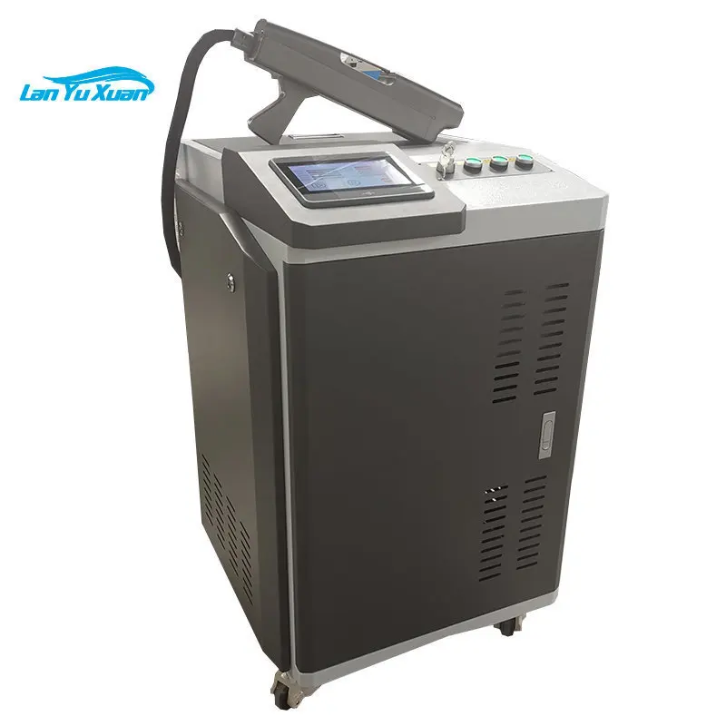 

Factory price 50W 100W 200W 500W fiber Laser Cleaner Metal Rust Paint Removing machine hand held Pulse laser cleaning machine