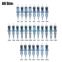 10pc disposable sterilized tattoo needle 3rs5rs7rs9rs11rs14rs18rs permanent makeup cartridge needles for tattoo rotary pen