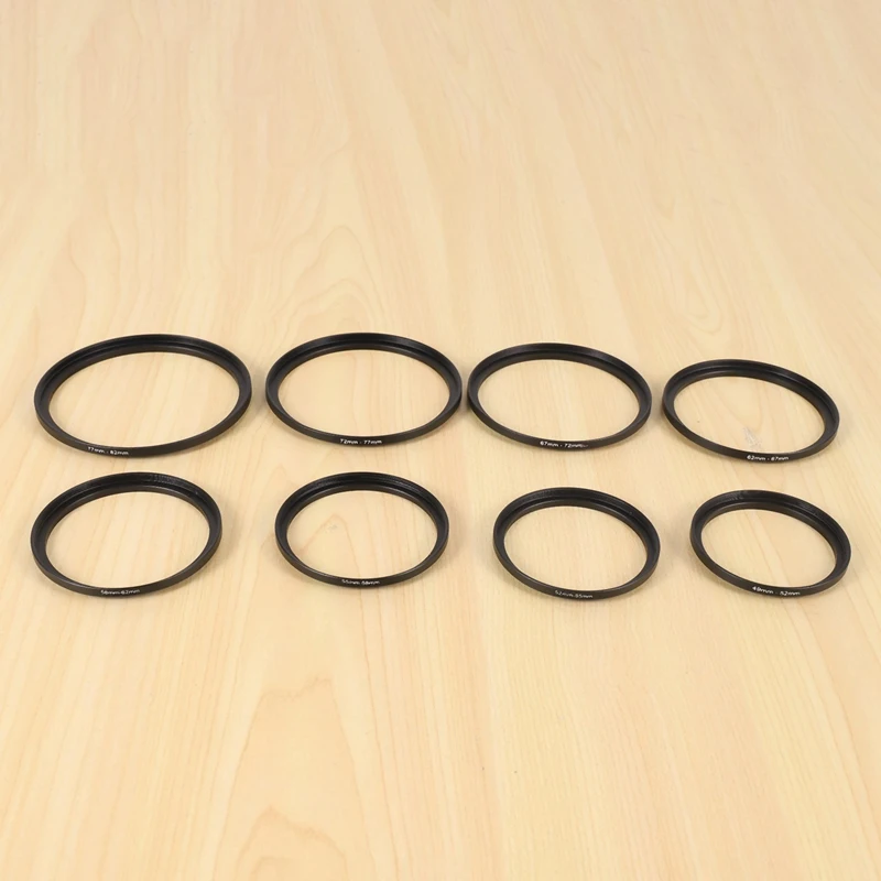 16 шт. набор удлинительных колец-адаптеров в комплект входят 49-52 мм 52-55 55-58 58-62 62-67