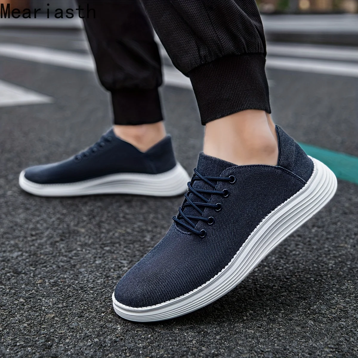 

Кроссовки мужские сетчатые на шнуровке, дышащие легкие прогулочные кеды, повседневная обувь, размеры 39-48