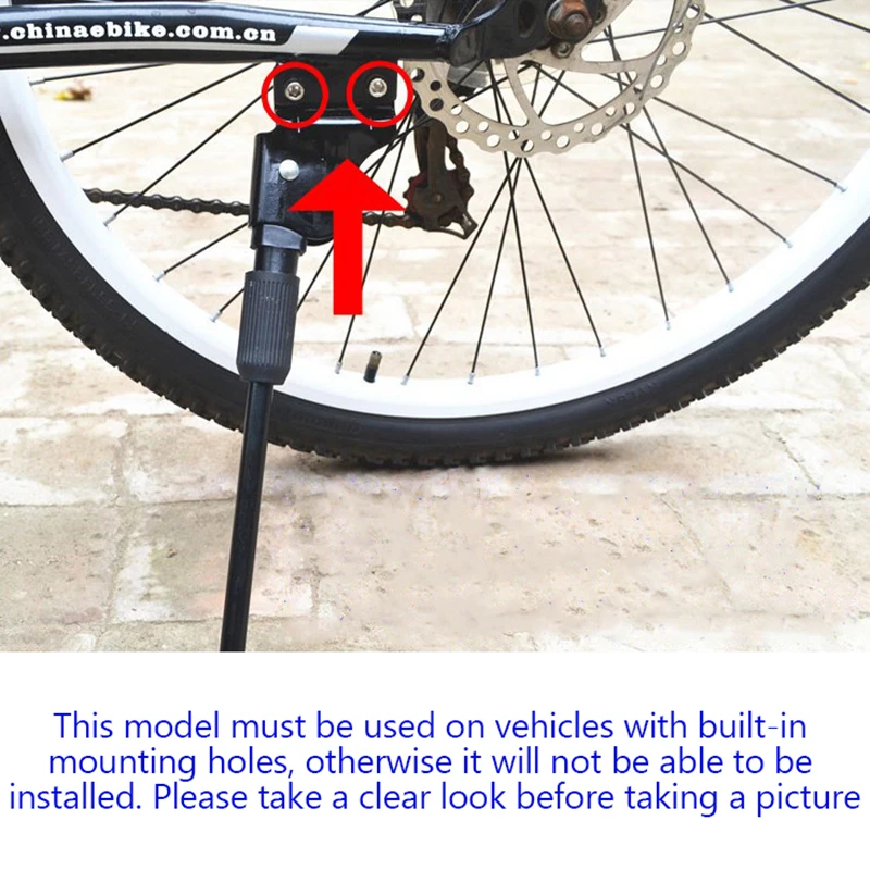 Регулируемая подставка для велосипеда стойка парковки боковая опора горного 22 24