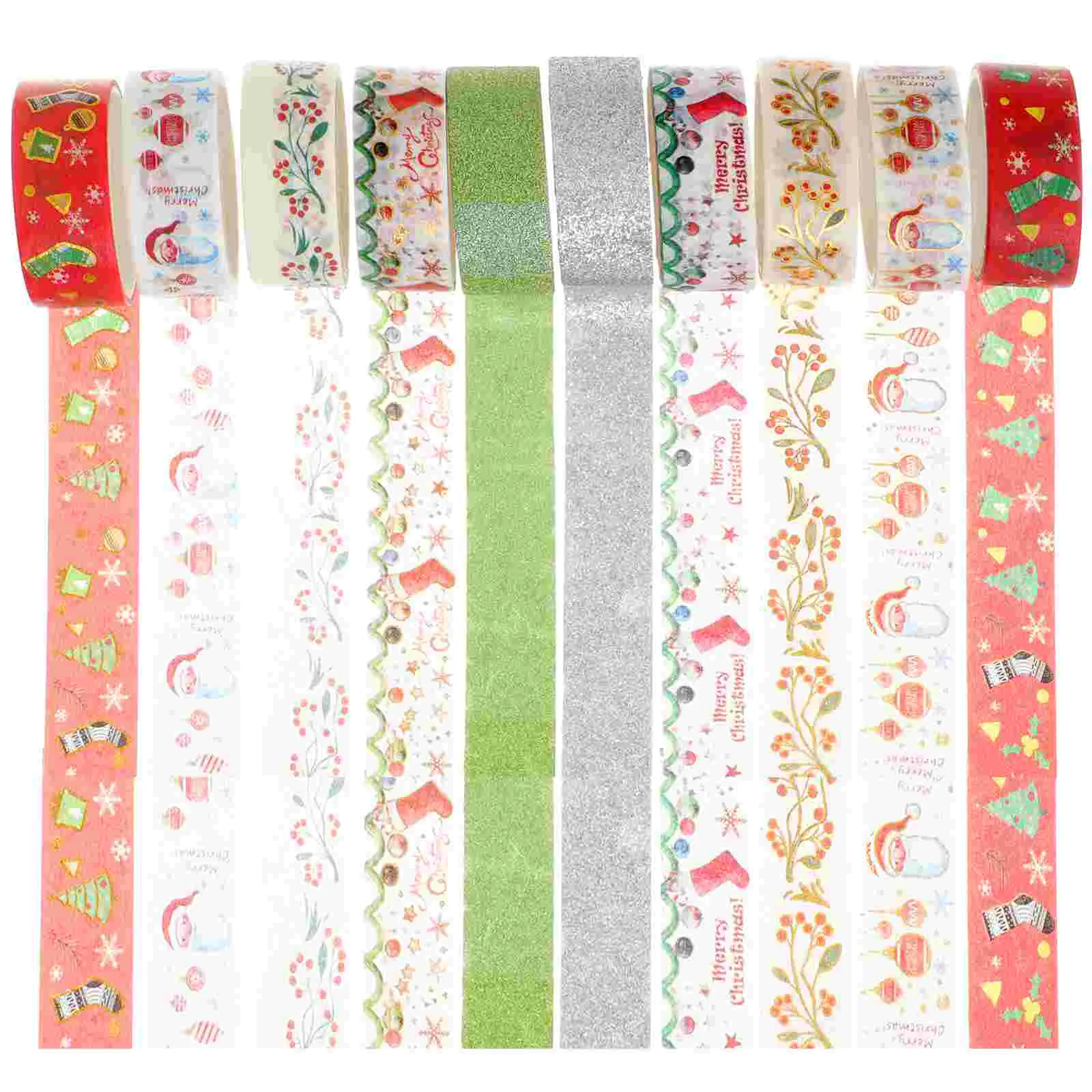 

Tapes Christmas Gift Adhesive Tape Washi Decorative Wrapper Stickers Self Scrapbooking Themed Wrapping Paper Thin