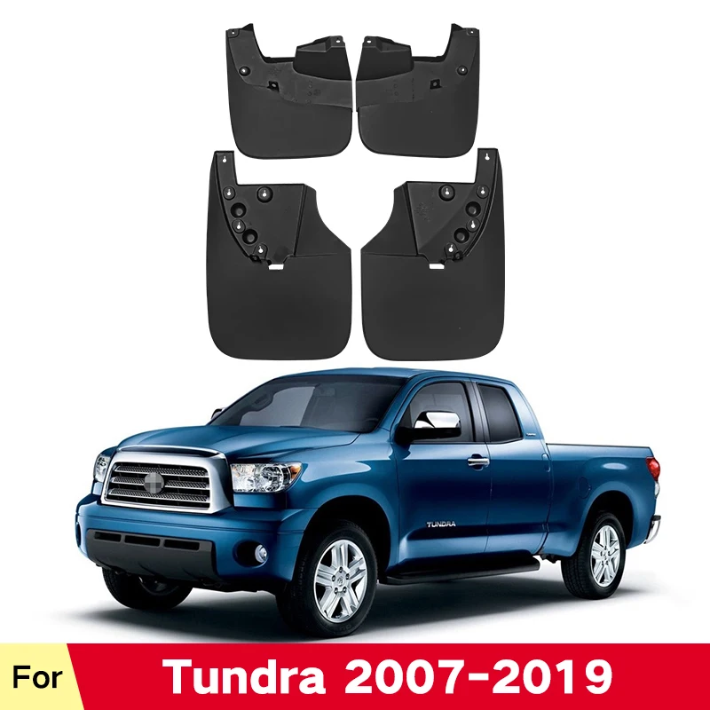 Mud Flaps For Toyota Tundra 2007-2019 Splash Guards Fender MudFlaps Front Rear Mudguards Car Accessories Mud Flaps For Toyota Tundra 2007-2019 Splash Guards Fender MudFlaps Front Rear Mudguards Car Accessories