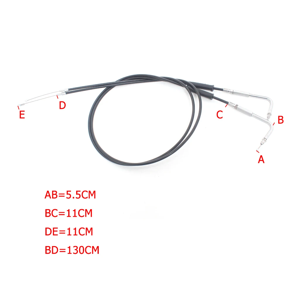 Аксессуары для мотоциклов, черный трос дроссельной заслонки для Harley Davidson Sportster XL1200 XL883 Dyna Softail Electra Glide 1996-2010
