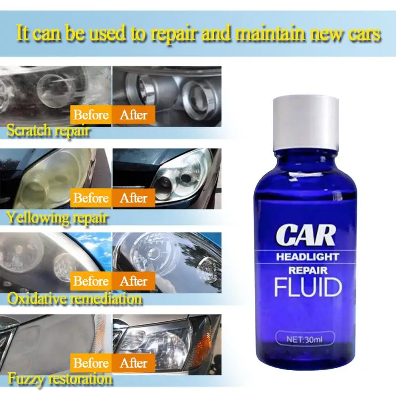 

Car Headlight Polishing Fluid Restoration Car Scratch Car Headlight Maintenance Clean Retreading Agent Spray Polish Repair Fluid