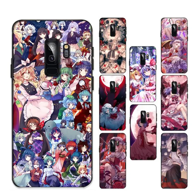 

MaiYaCa Anime Touhou Scarlet Eyes Phone Case for Redmi 8 9 9A for Samsung J5 J6 Note9 for Huawei NOVA3E Mate20lite cover