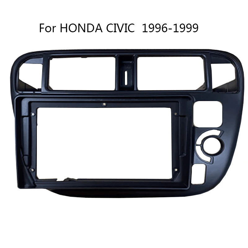 

9" Car Radio Dash Panel Fascia For Honda Civic 1996 1997 1998 1999 Auto Stereo Mounting Bezel Faceplate Frame Kit