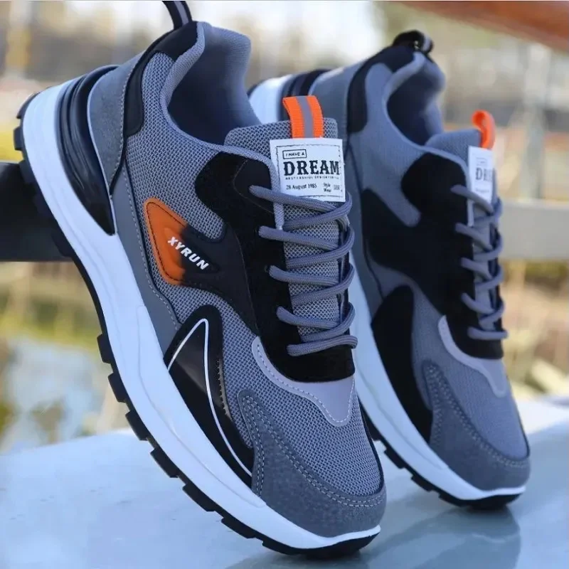 

Men's Casual Shoes Lightweight Breathable Men Flat Lace-Up Sneakers Men Fashion Breathable Sports Casual Shoes Tenis Masculino