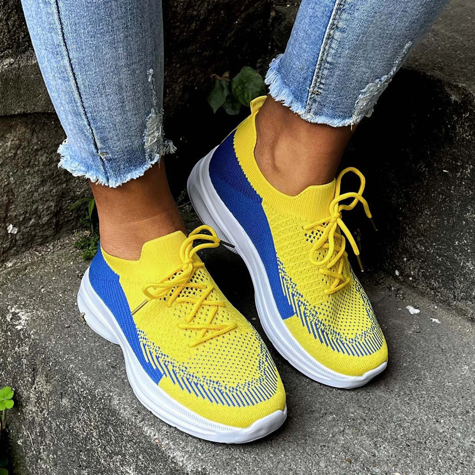 

Summer Mesh Sneakers Women Trainers Athletic Running Shoes Sport Walking Sneakers Lightweight Breathable Femme Tennis Shoes