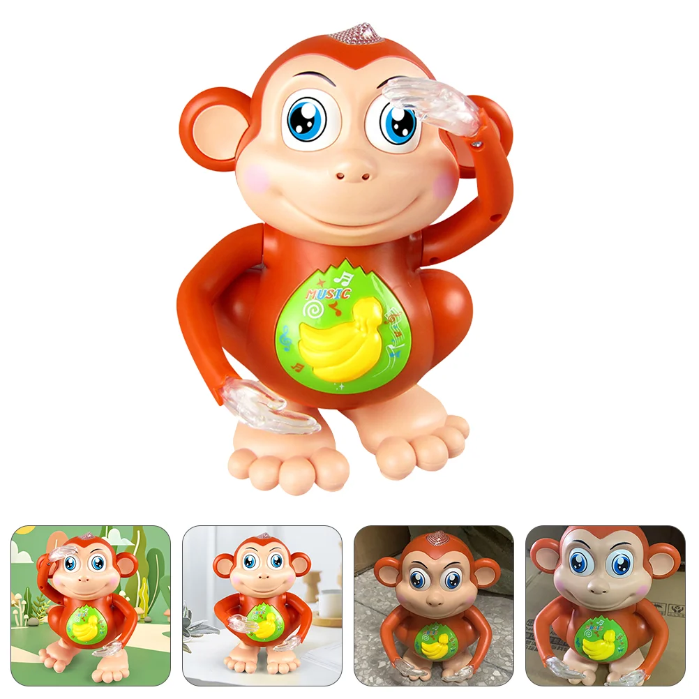

1Pc Doll Creative Dancing Singing Monkey Shape Playset Plaything for babies Kids