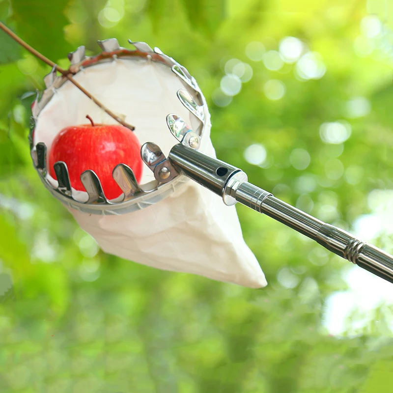 Металлический прибор для сбора фруктов, переносной прибор для сбора фруктов, сельское хозяйство, садовое оборудование, инструменты для сбора фруктов, приспособления для сада