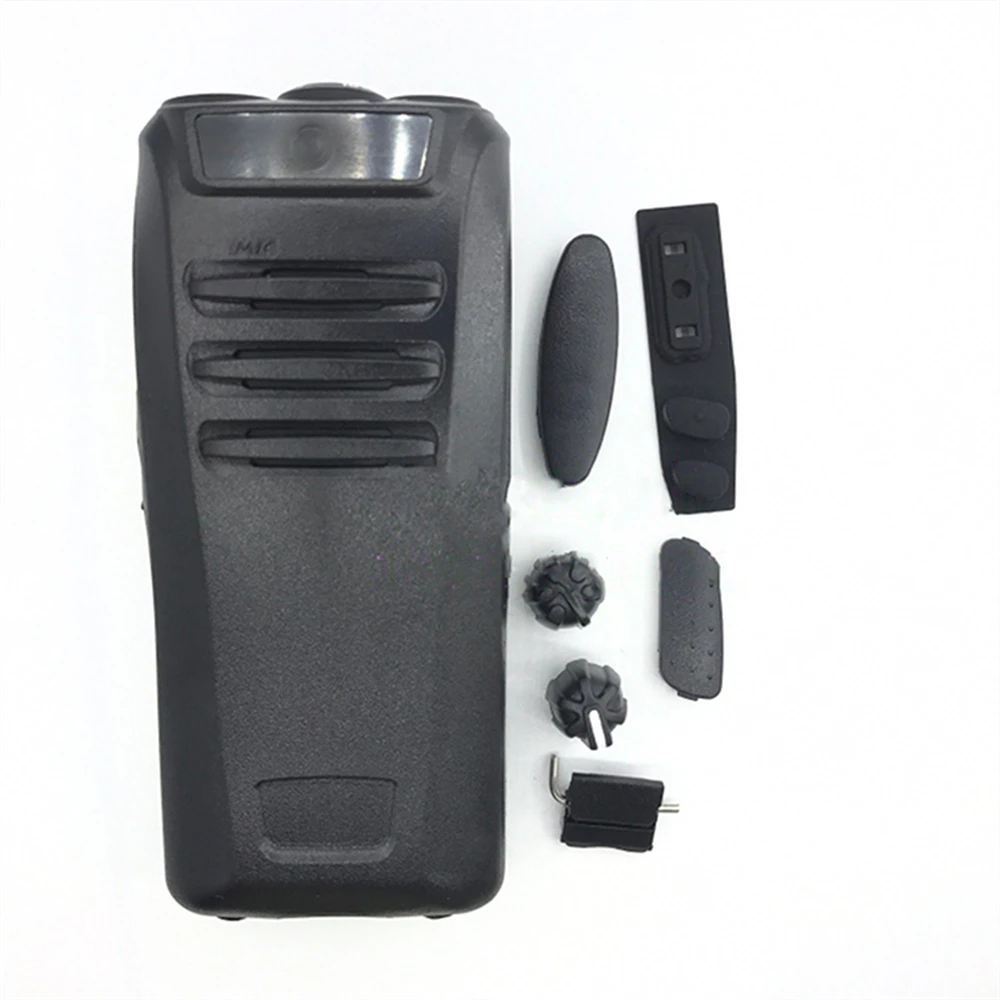 Walkie Talkie Radio Accessories Front Shell Cover Housing Case +Knob Refurb Kit For Kenwood NX340 NX240