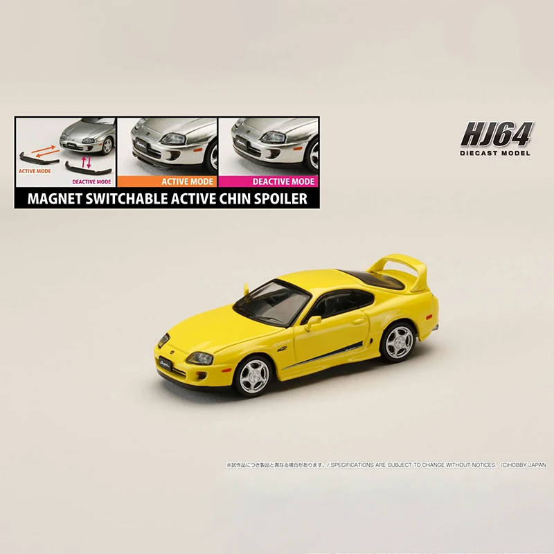Фото Хобби Япония 1/64 SUPRA A80 JDM Коллекция сплавов Модель автомобиля Сувенир Дисплей Украшения JZA 80 №3