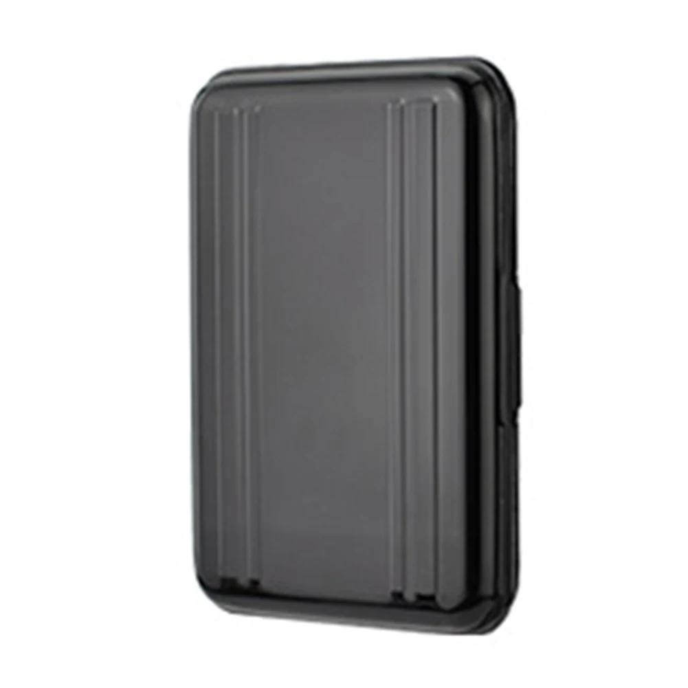 

Aluminium Portable Holder Organizer Memory Card With 8 Slots Waterproof Storage Box Anti Shock