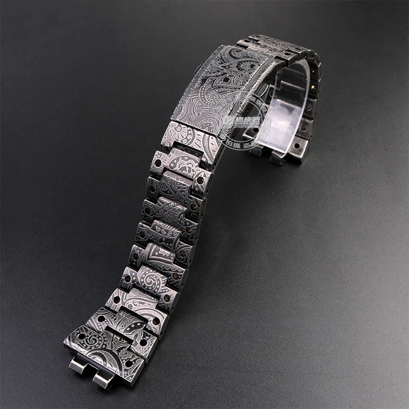 Ремешок для Casio DW5600/5610 Женский модифицированный металлический браслет с рисунком