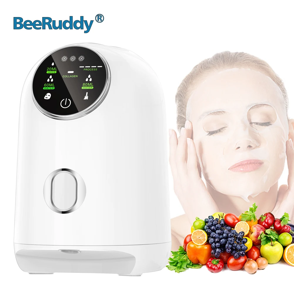 

BeeRuddy LCD DIY Face Mask Maker Machine Electric Facial Treatment Fruit Natural Vegetable Collagen Rejuvenation Skin Care Tool