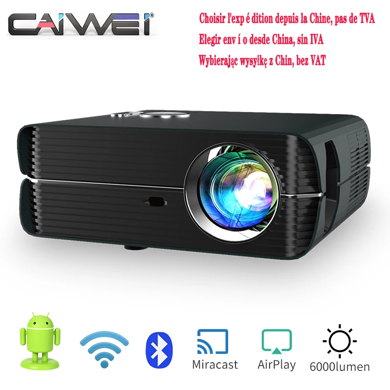 

Домашний светодиодный проектор, домашний кинотеатр Full Hd 1080P, проектор с родным разрешением, домашний кинотеатр, видео, бесплатная доставка, ...