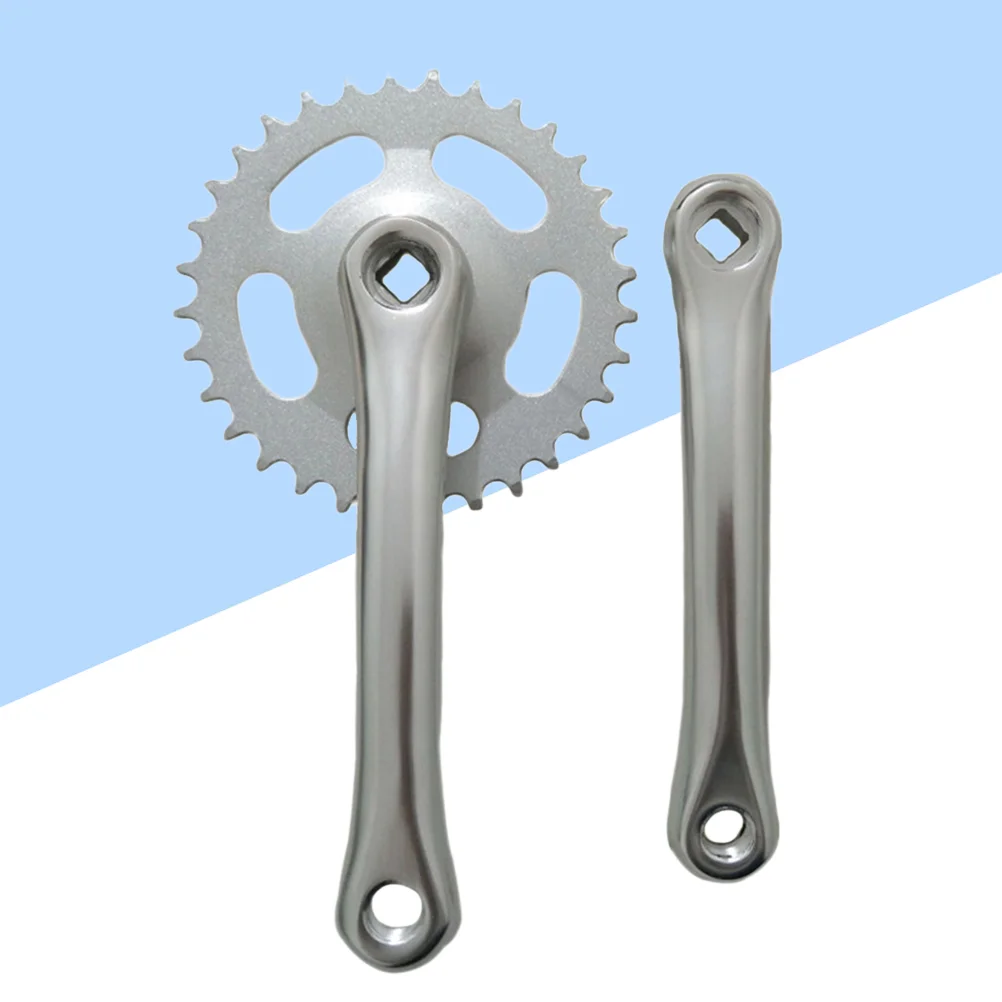 

38 Teeth Mountain Crankset Bike Tooth Plate Crank Set 170mm (Silver, Random Style)