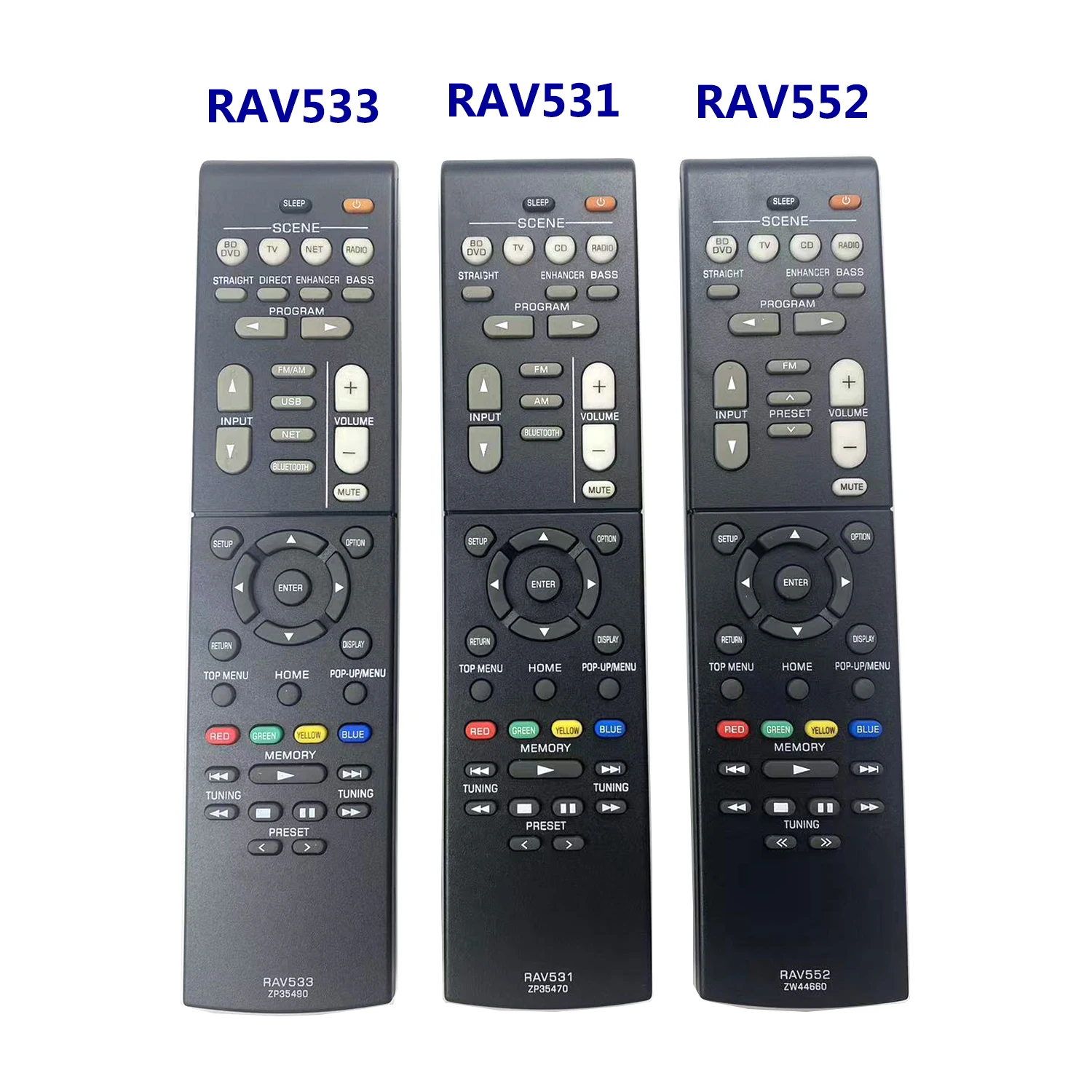 Новый пульт дистанционного управления для AV-ресивера YAMAHA RAV533 ZP35490 RAV533 ZP35490 RAV552 ZW44660