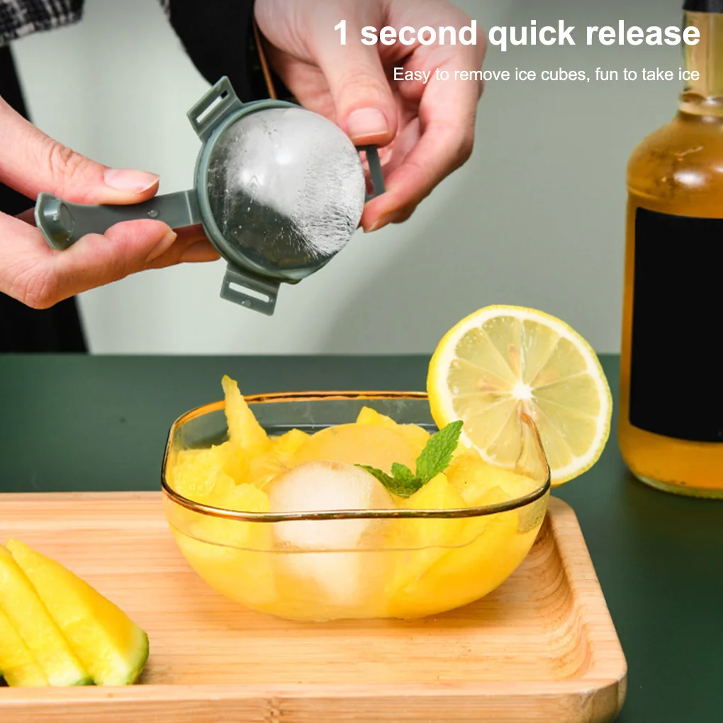 

Форма для льда с круглыми шариками, Пластиковая форма «сделай сам» для приготовления мороженого, лоток для виски, барного инструмента, кухо...