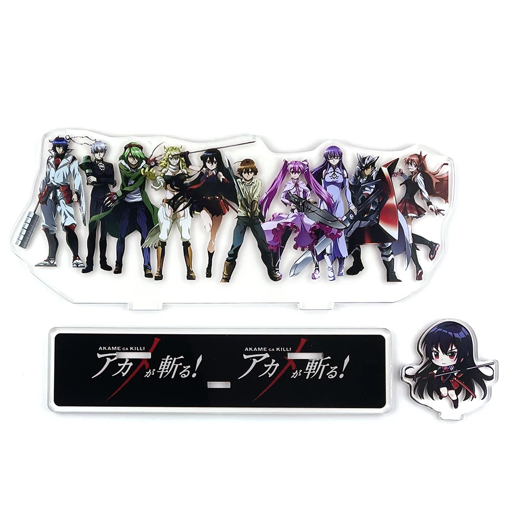 

Akame ga Kill group Mine Tatsumi Leone Esdeath Lubbock Chelsea Bulat acrylic standee figurines desk decoration cake topper