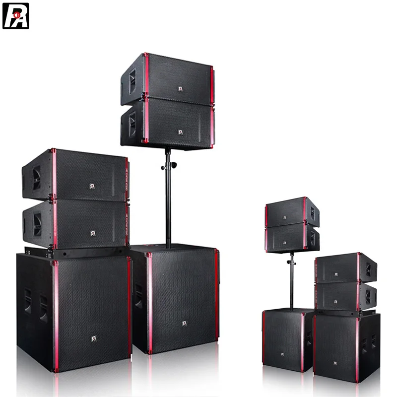 

Professional Stage DJ Church Bar Outdoor Waterproof Two-Way 12 Inches DJ Professional Powered Active Line Array Speakers