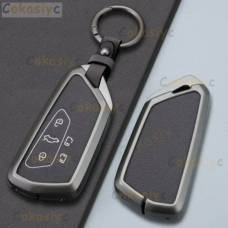 Фото Чехол для автомобильного ключа из сплава, полный чехол для VW Volkswagen ID.3 ID.4 Golf 8 2022 2023 MK8 Cupra Skoda Octavia SEAT Leon MK4 Formento №4