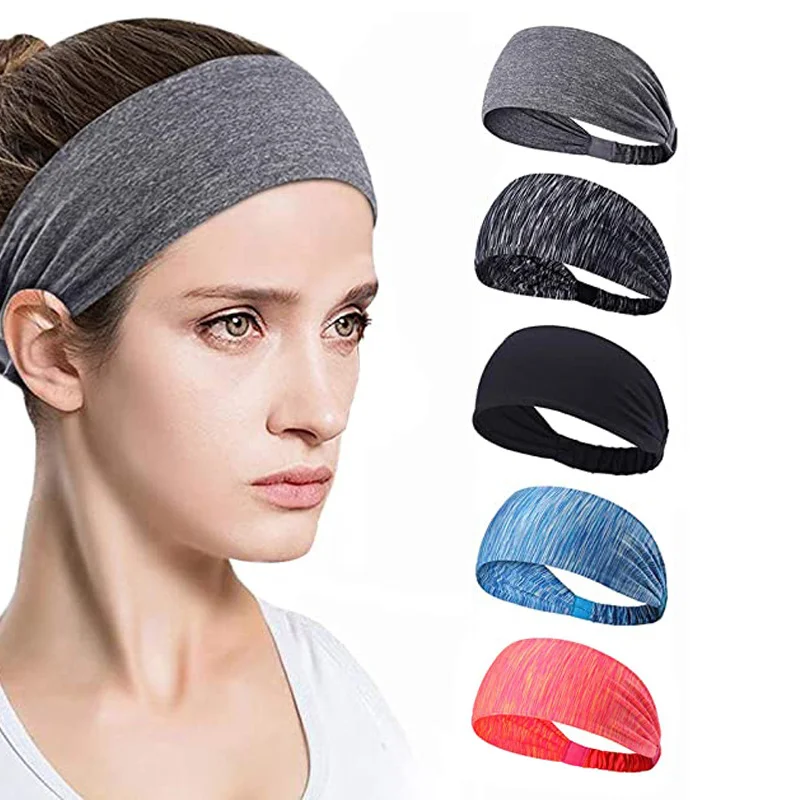

Sport Headbands Cycling Running Sweatband Fitness Jogging Tennis Yoga Gym Headscarf Head Sweat Hair Band Bandage Men Women