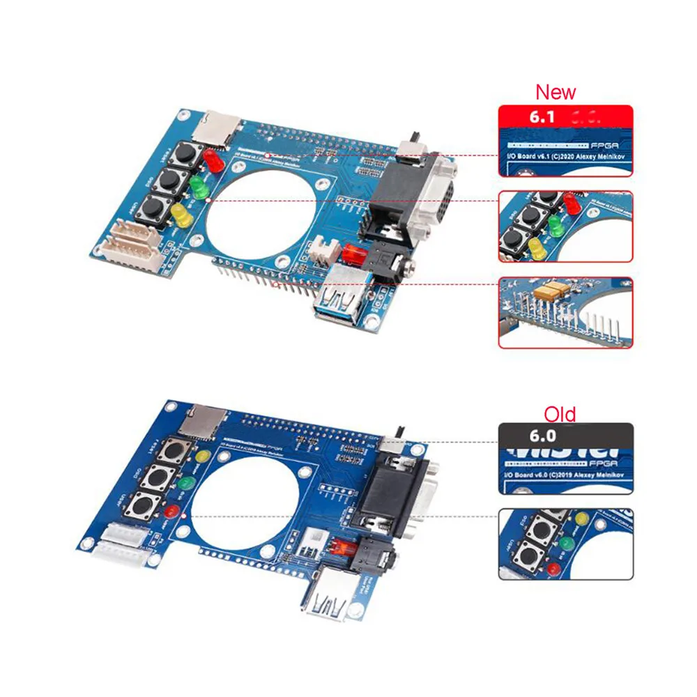 Для mr FPGA 7 USB портов IO Плата для Terasic DE10 Nano ручная сварка | Электроника