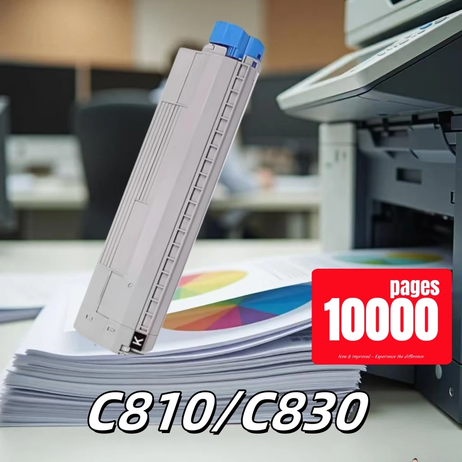 Фото Тонер-картридж DMYON для принтеров OKI C810 C810N C810DN C810CDTN C830 C830N C830DN, черные и цветные тонер-картриджи №1