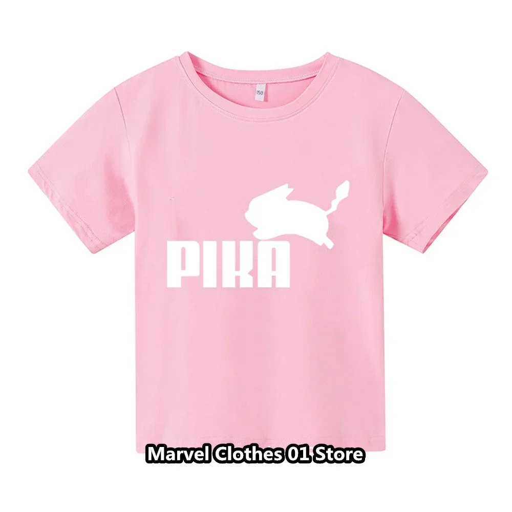 Новинка 2024 летняя футболка для маленьких мальчиков милая пика детская одежда