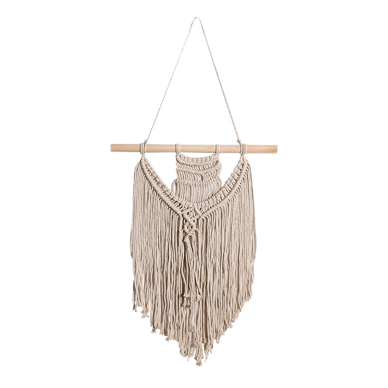 

Macrame Wall Hanging Boho Home Decor Chic Woven Bohemian Art Decoration For Living Room Bedroom Apartment Gallery
