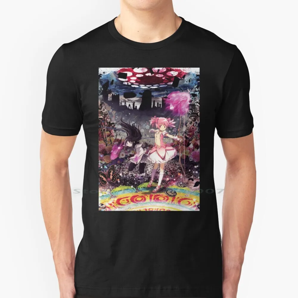 

Футболка Puella Magi Madoka Magica из фильма Часть Ii: Вечная Футболка 100% хлопок Puella Magi Madoka Magica фильм Madoka Magica