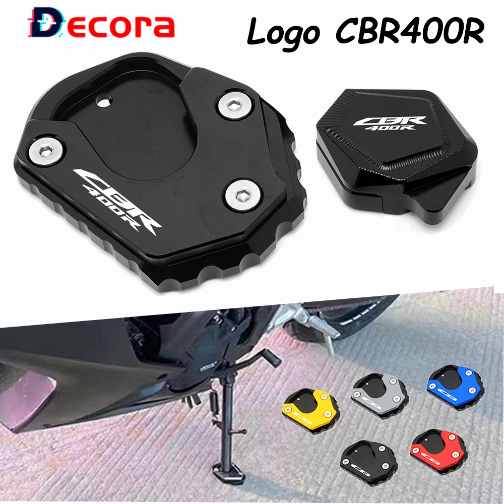 

Увеличитель подставки CNC для Honda Cbr400r Cbr 400R 2021 2022 Moto, боковая подставка, увеличитель, аксессуары для мотоциклов