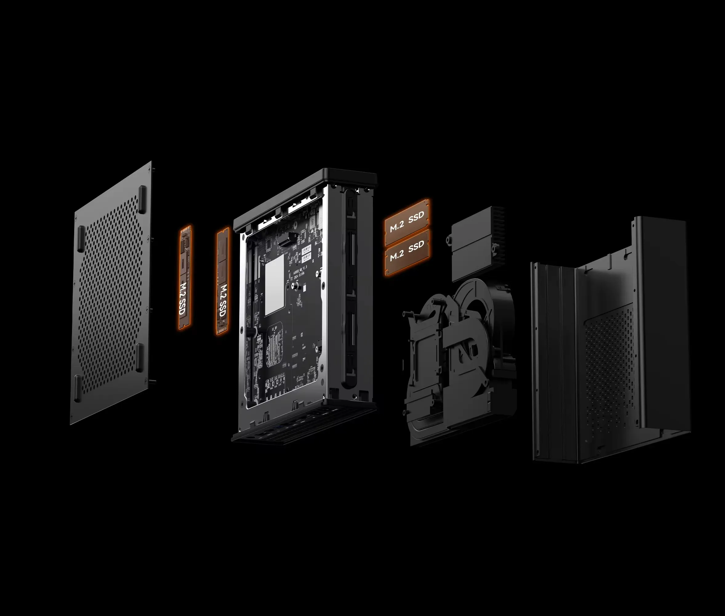 Настольная мини-станция MINISFORUM компьютер AMD Ryzen 9 7950X 7 8700G Oculink 4 * NVMe 2*2 5G LAN 2 DDR5 Windows 11